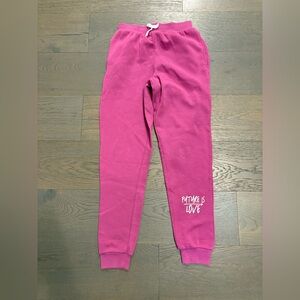 Bella Birdie girls pink joggers sz 14/16 NWT ret $89USD